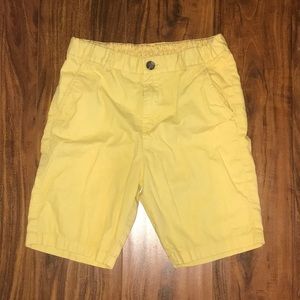 H&M yellow shorts for girls